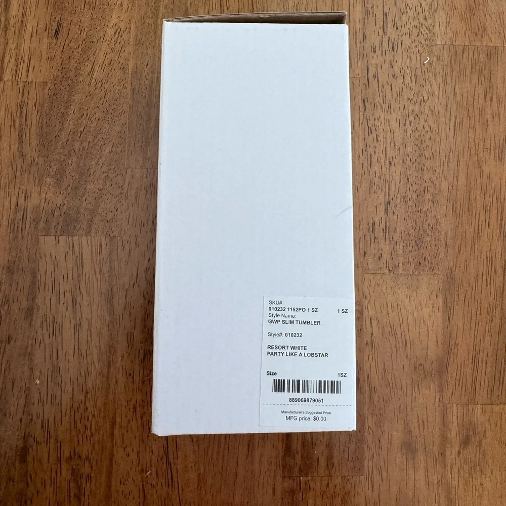 NWT Lilly Pulitzer Insulated Slim Tumbler 16.57oz Party Like A Lobstar - Picture 12 of 12